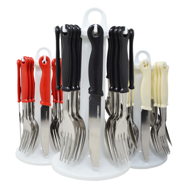 24pcs Stainless Steel Cutlery Set