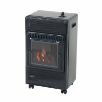 Lifestyle Living Flame Portable Indoor Gas Cabinet Heater