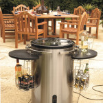 The Lifestyle Stainless Steel Party Cooler - In Action.