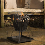 The Lifestyle Signa Fire Pit - In Action.