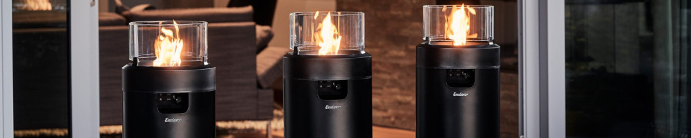 NOVA LED Flame Gas Patio Heater / Fire Pit